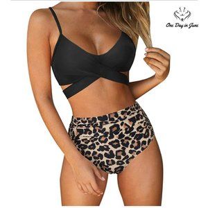 Criss Cross High Waist Bikini